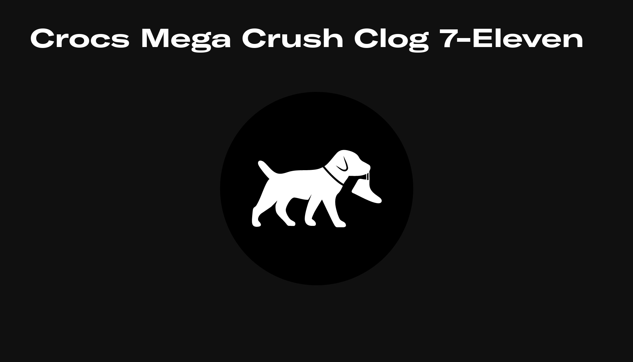 Crocs Mega Crush Clog 7Eleven, Raffles and Release Date Sole Retriever